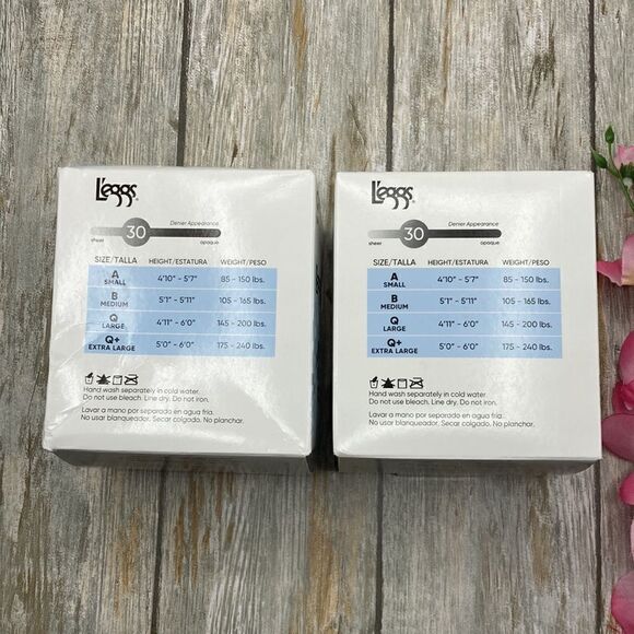 Sheer Medium Support Leg Control Top No-Roll Waistband Sheer Toe, 2, 2-Pk Size B - Picture 2 of 8